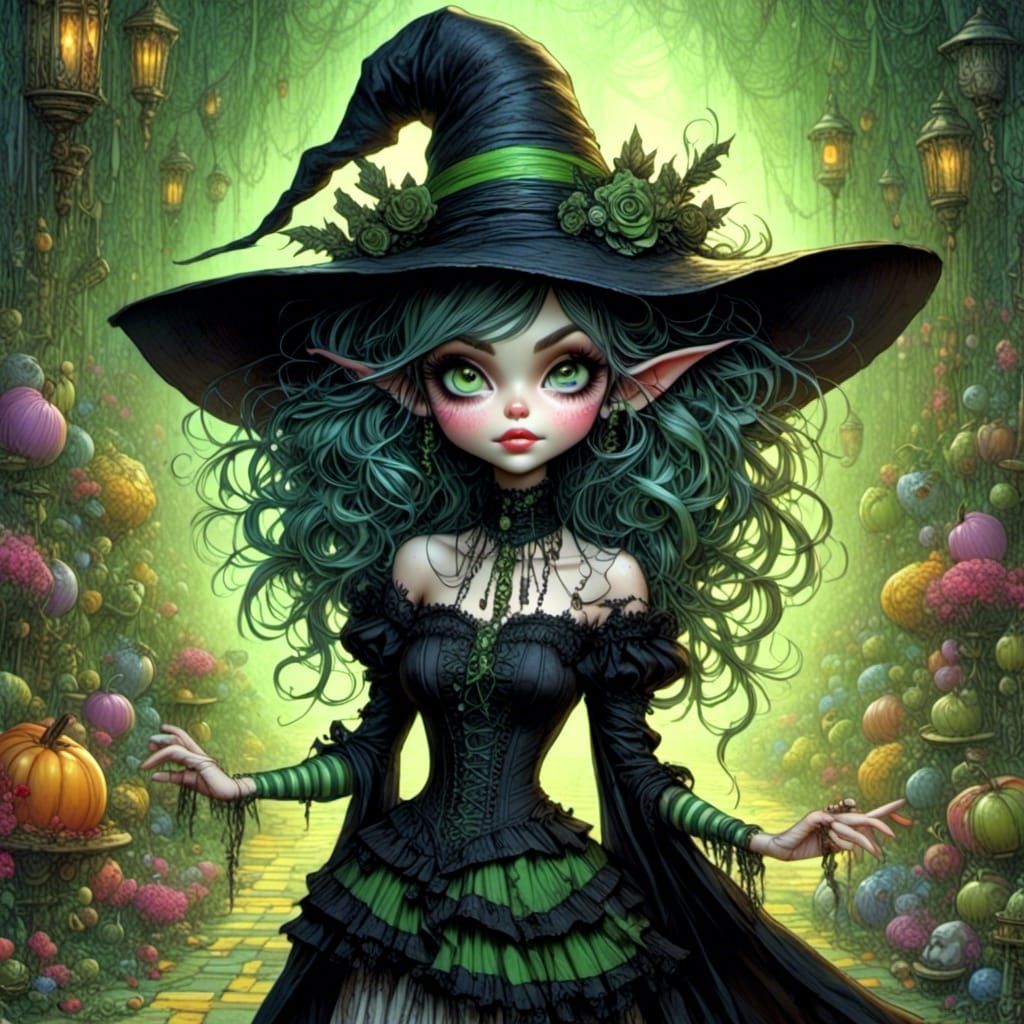Wicked Witch of the West Illustration