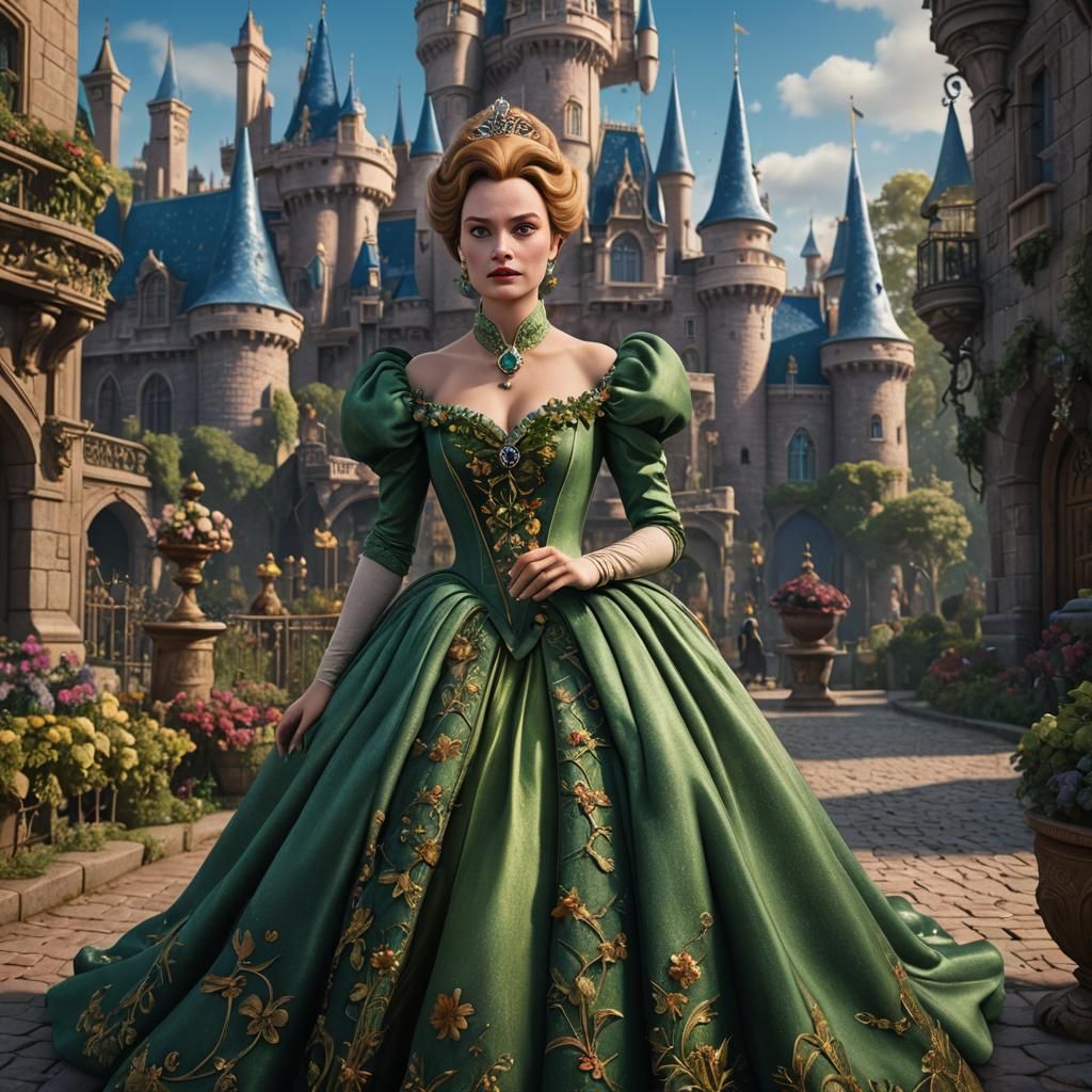 Cinderella as Lady Tremaine: A Detailed Fantasy Concept