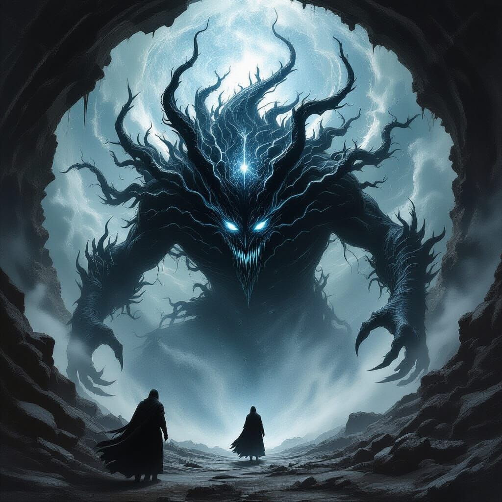 Ancient Demon Vortex Emerges from Reality Rift in Cosmic Hor...