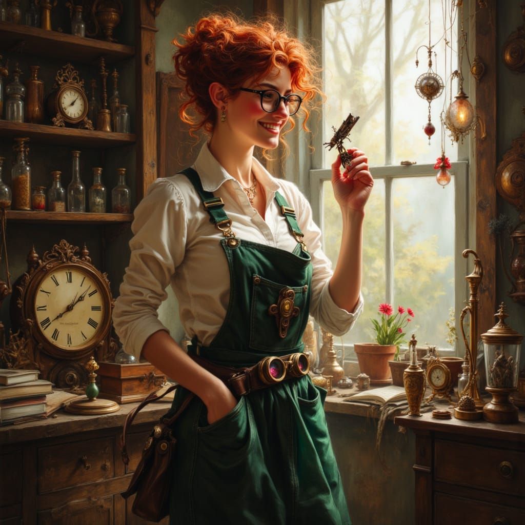 Mischievous Inventor in Gadgeteer Style