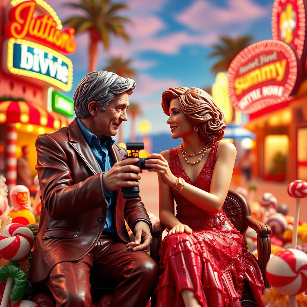 Chocolate Pretty Woman Scene on Candy Boulevard
