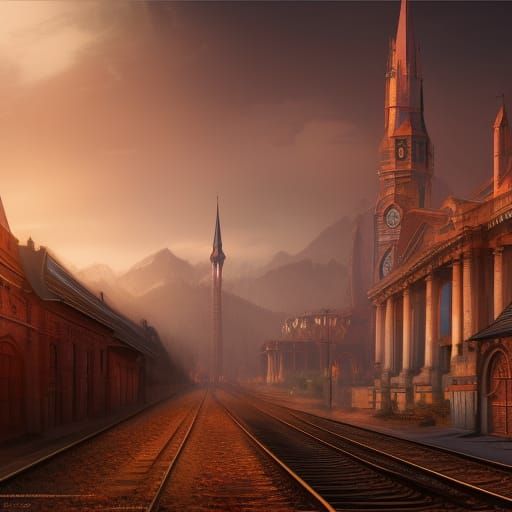Midnight Train to Georgia: Matte Painting in Deep Color