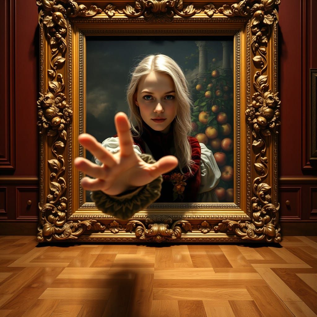 Surreal Renaissance Portrait Blurs Boundaries Between Art an...