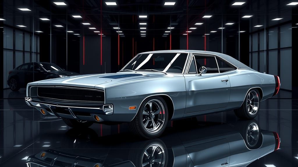 1969 Dodge Charger in Cyberpunk Style
