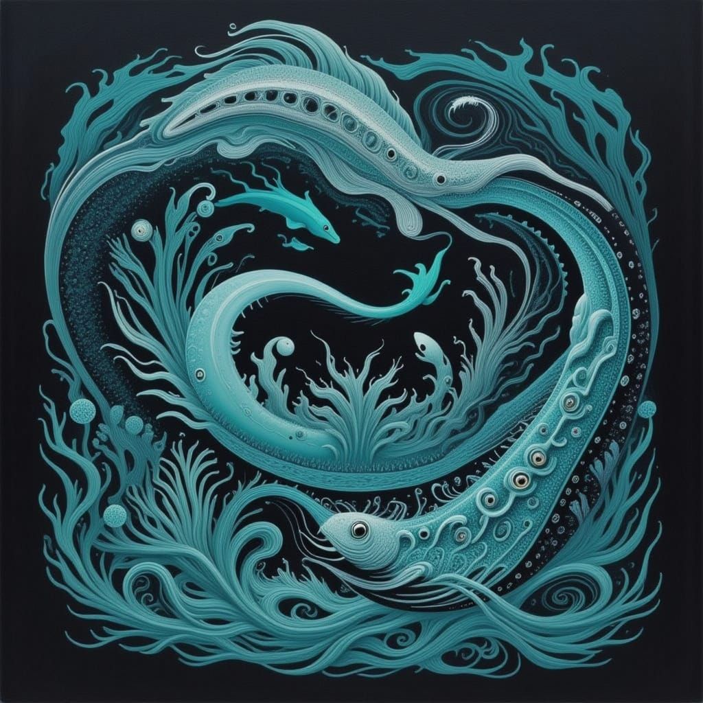 Electric Eels Effervesce Through Estuary Waters