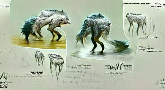 Alien Wolf Creature Concept Art