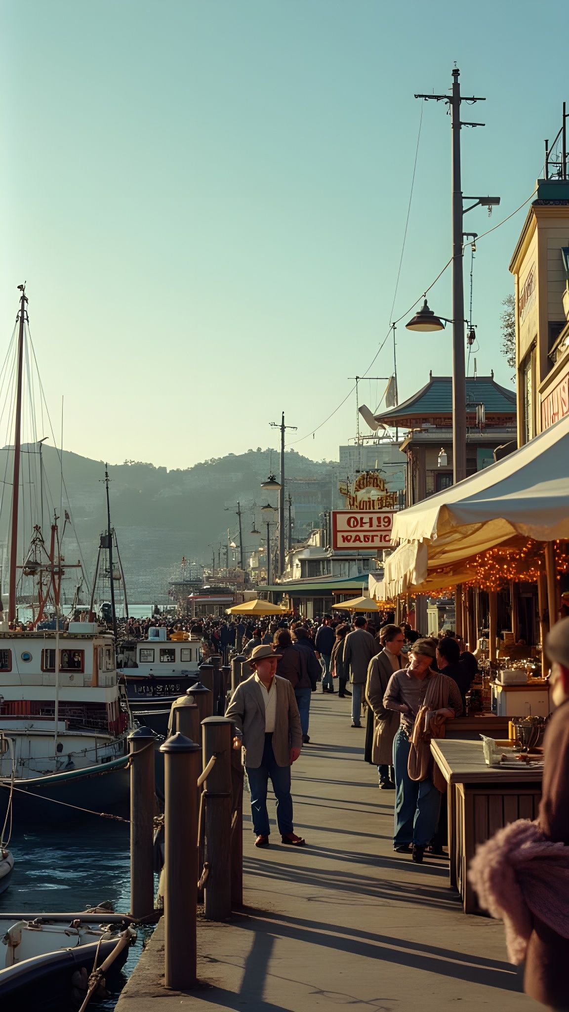 San Francisco's Fisherman's Wharf in Retro Glory