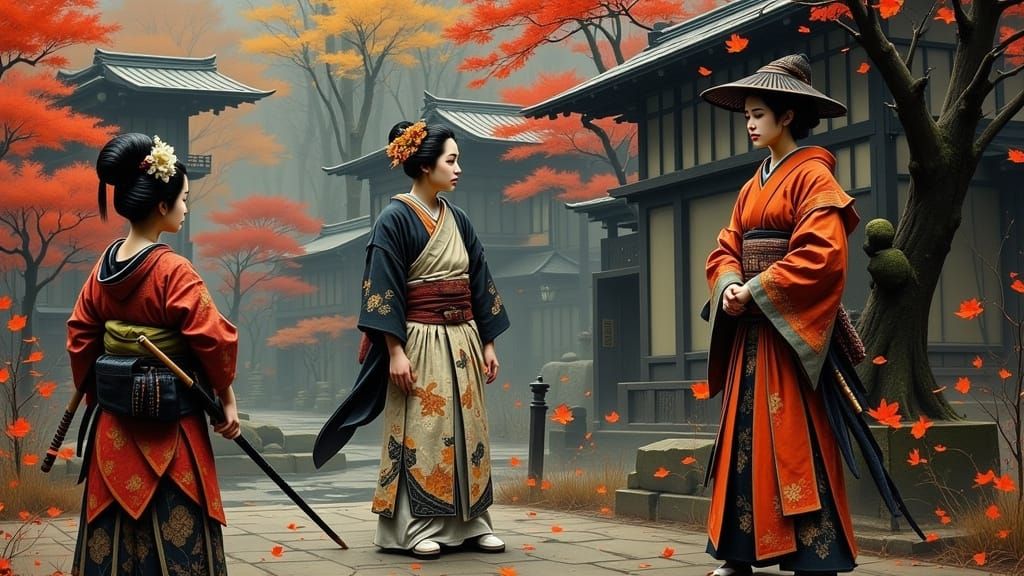 Samurai and Geisha in Ancient Japan