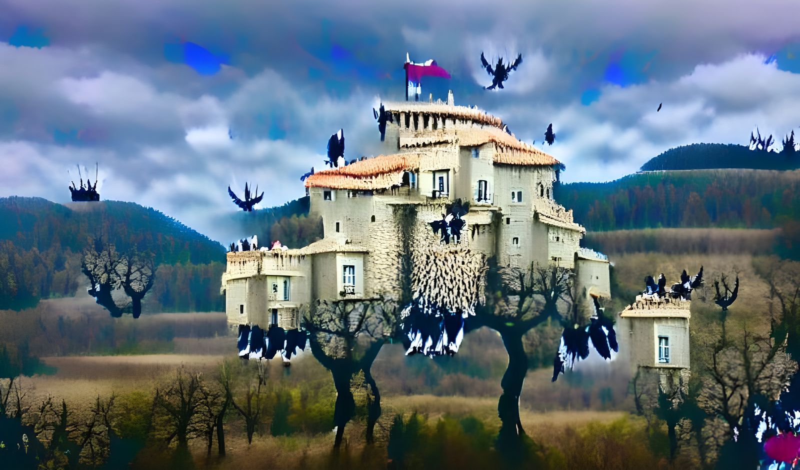 Evil King's Castle: A Grim Medieval Scene