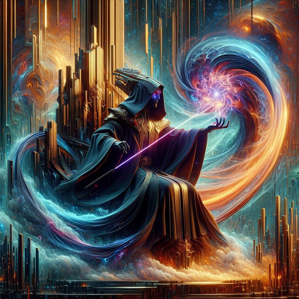 Enigmatic Sith Ruler Unleashes Energy Torrent