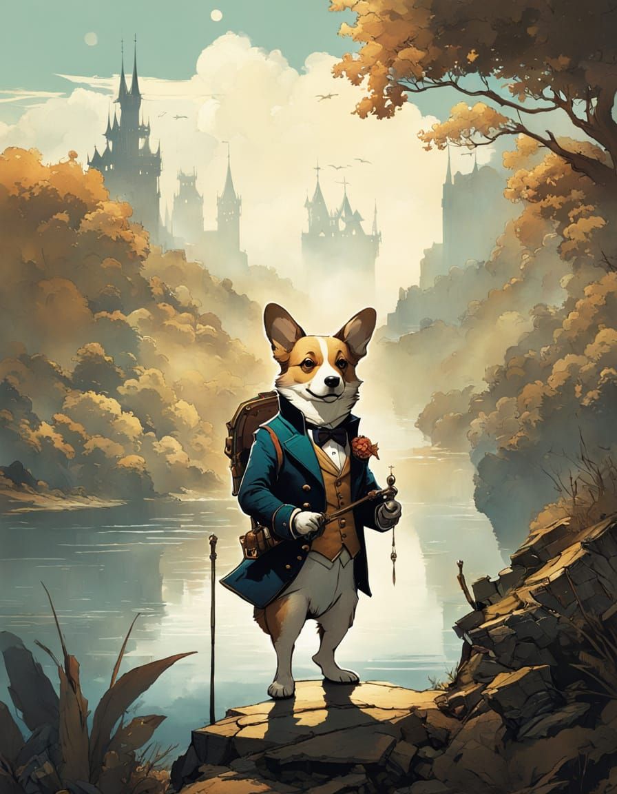 Gentleman Corgi