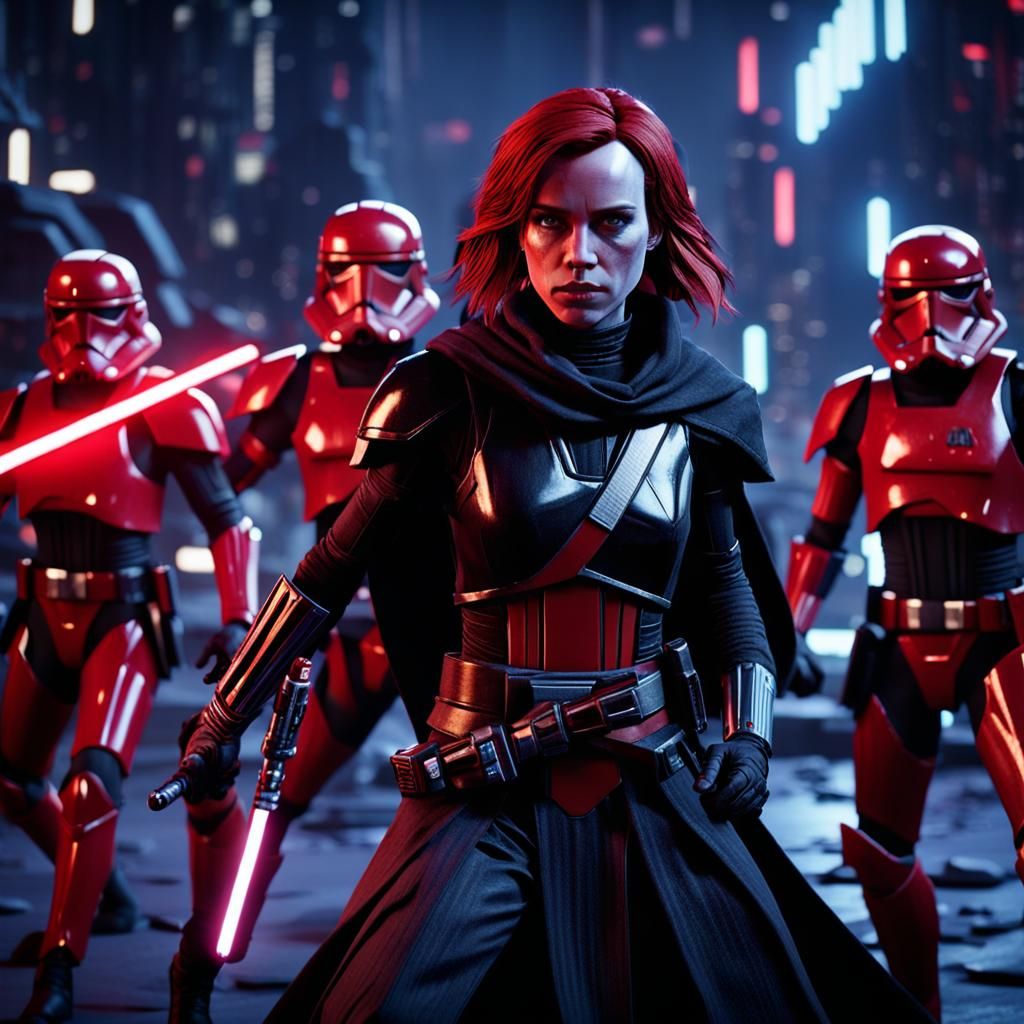 Mara Jade as a Sith Apprentice on Coruscant