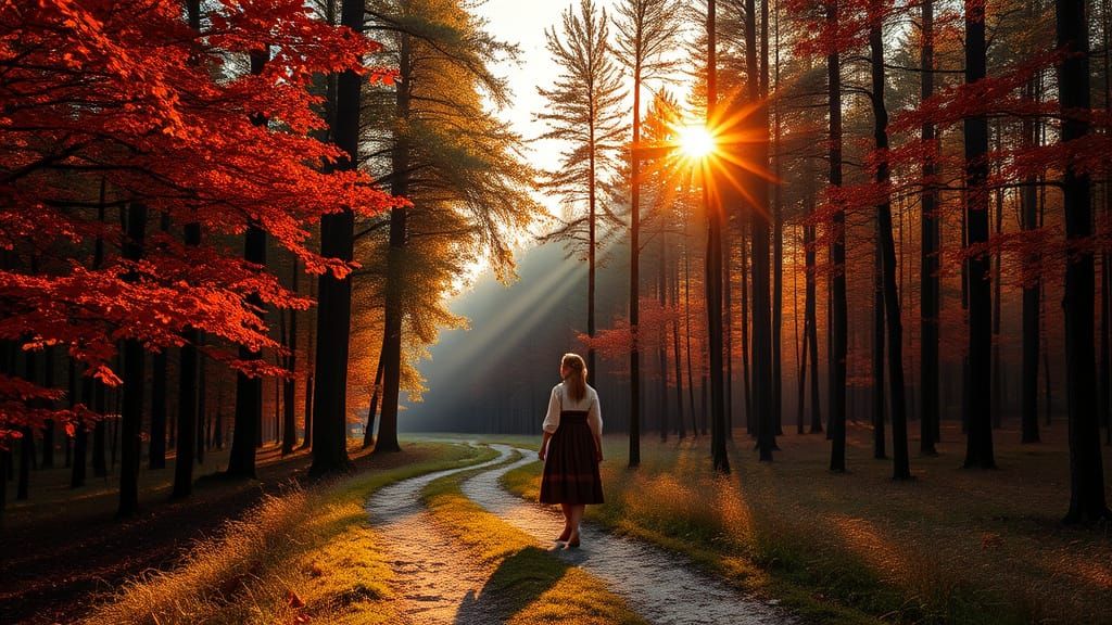 Estonian Sunset in Realistic Digital Art