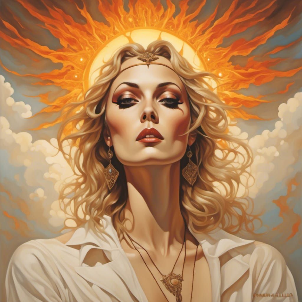 Radiant Woman: A Day of Burning Sun