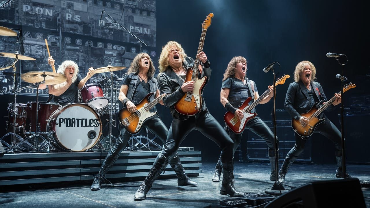 Electrifying Rock Concert Featuring Legendary Band