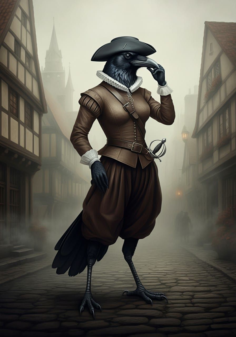 Jingle, Kenku rogue.