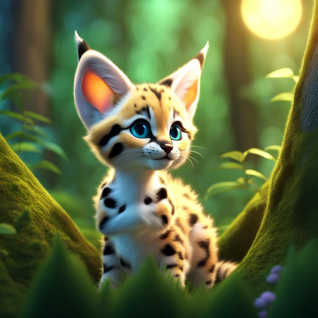 Baby Serval