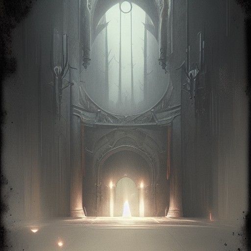 Sinister Figure in Dark Fantasy Style