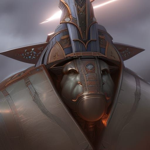 Sci-Fi Viking Illustration in Ultra-Realistic Style