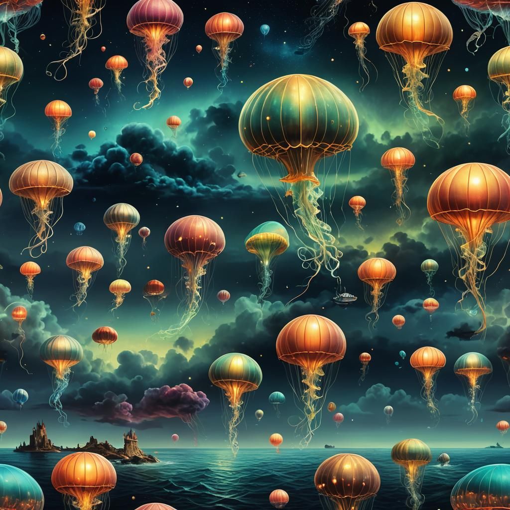 Jellyfish/Hot air Balloon Evolution🪼