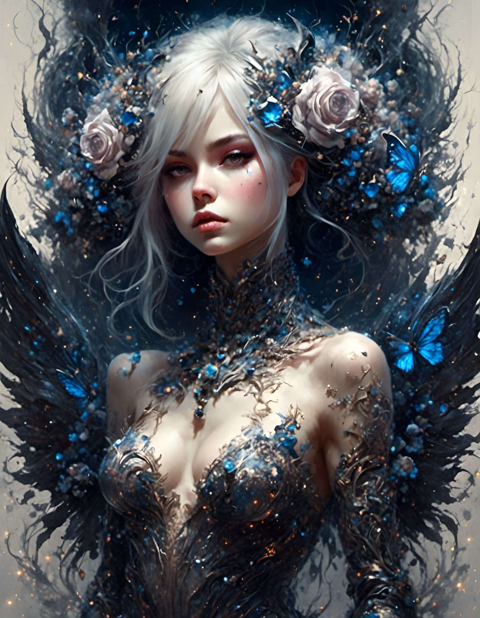 Detailed Emo Portrait