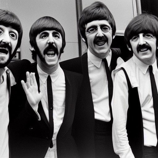 The Beatles in an Unconventional Situation