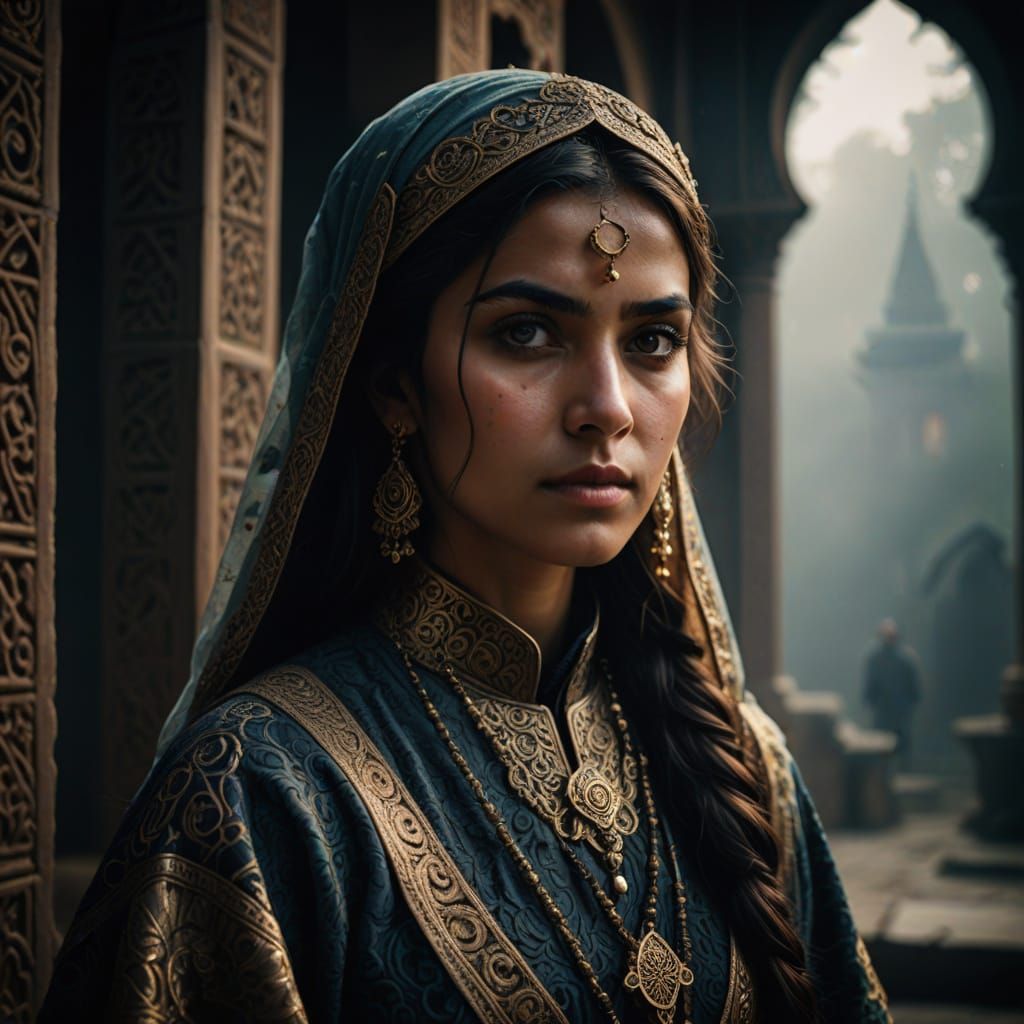 A 14th Century Persian Princess in Cinematic Grandeur