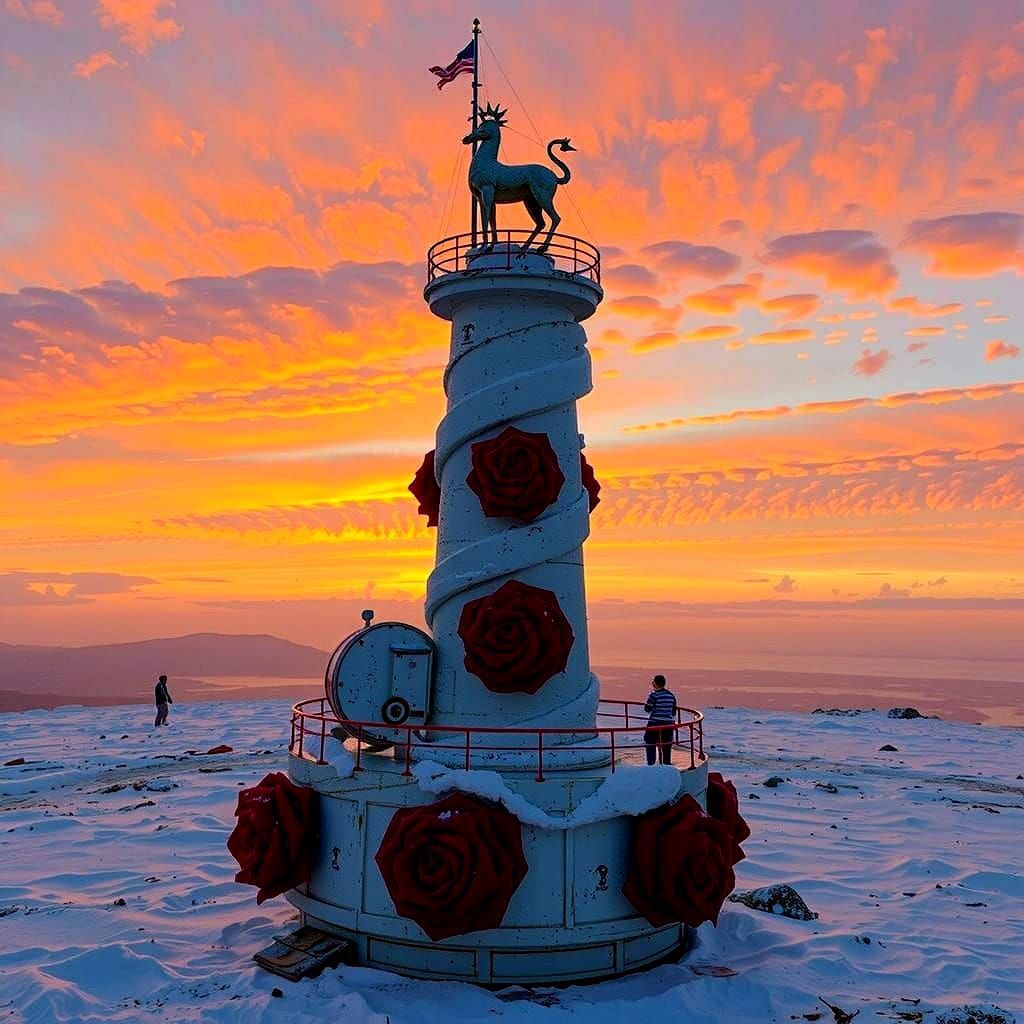 Abstract Swirling Forms in Vibrant Red Hues