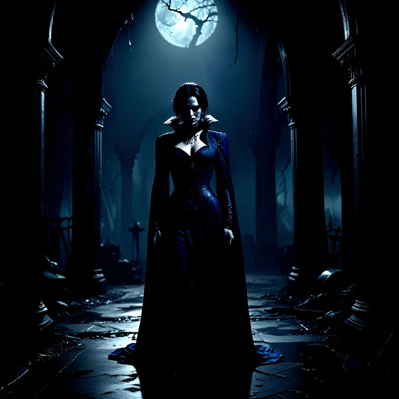 Vampire in a Midnight Blue Haze