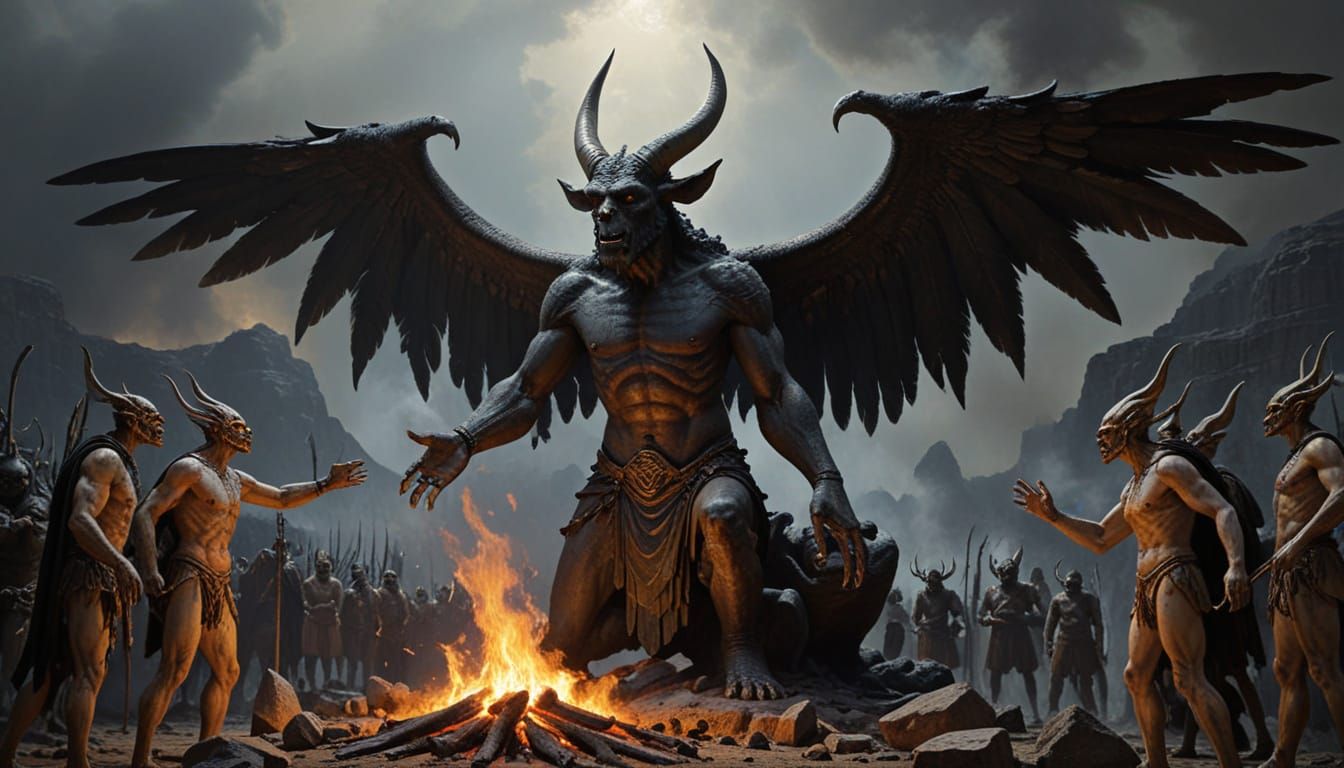 Offering to Moloch: Masterpiece in Historical Style