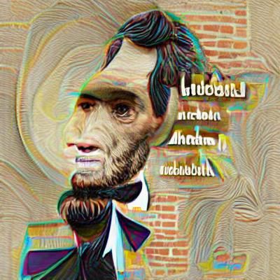 AI Generated Portrait of Abraham Lincoln