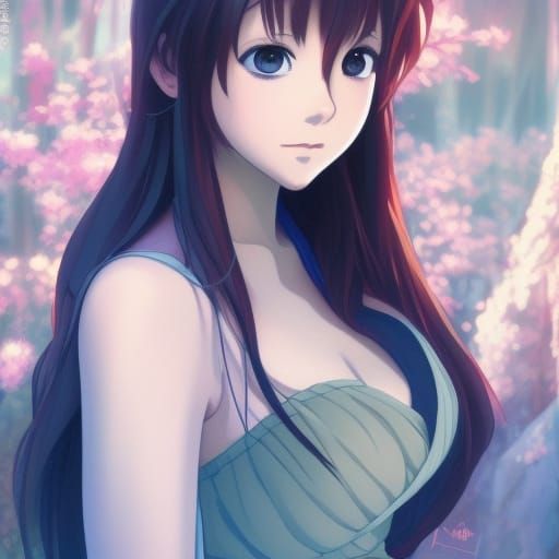 Anime Portrait of Lacey Chabert in Studio Ghibli Style