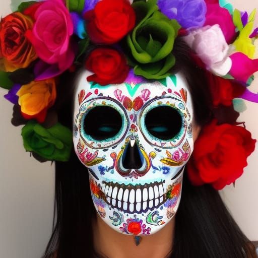 Day of the Dead Sugar Skull Art