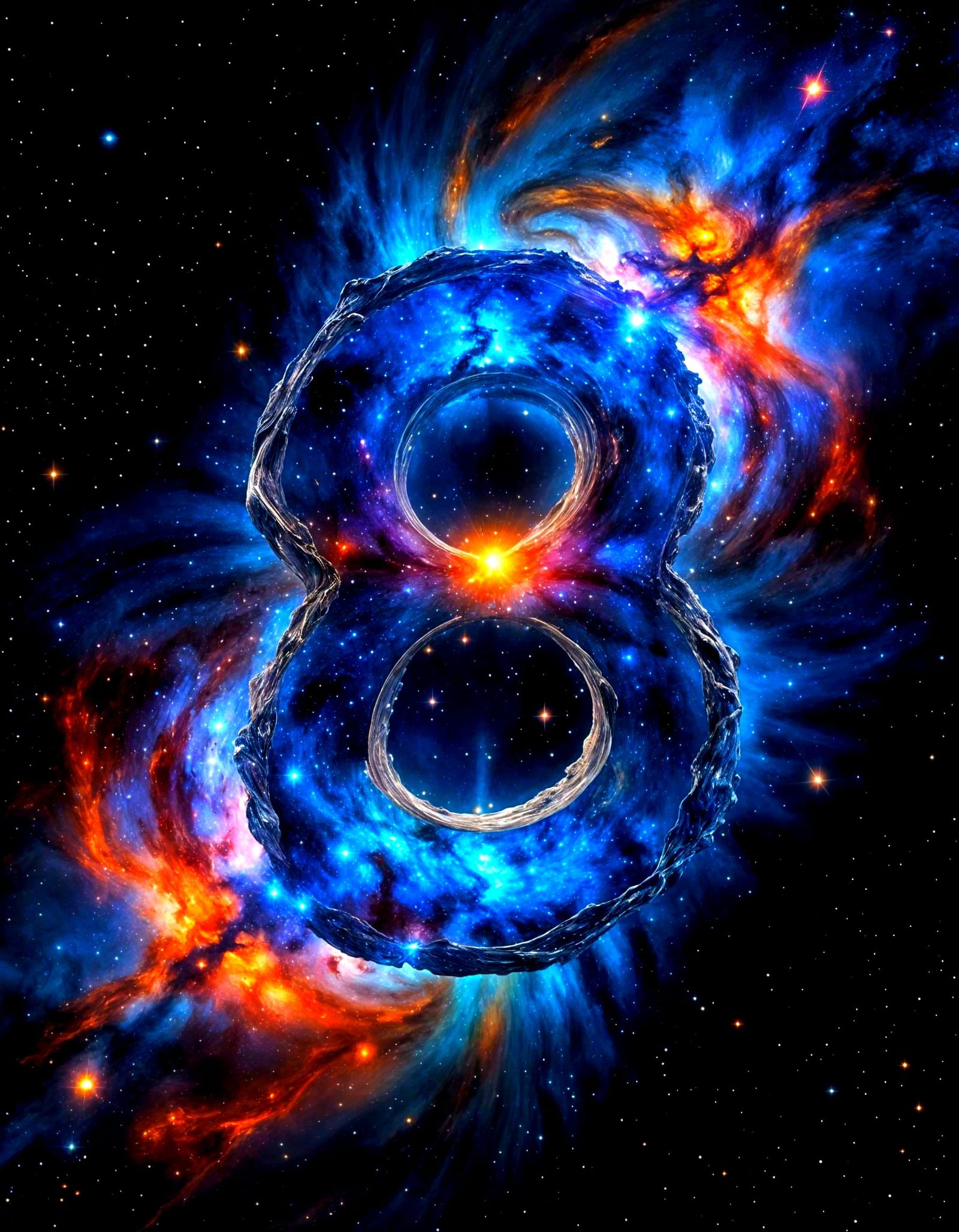 Cosmic Eight Unleashes Galaxy Supernova