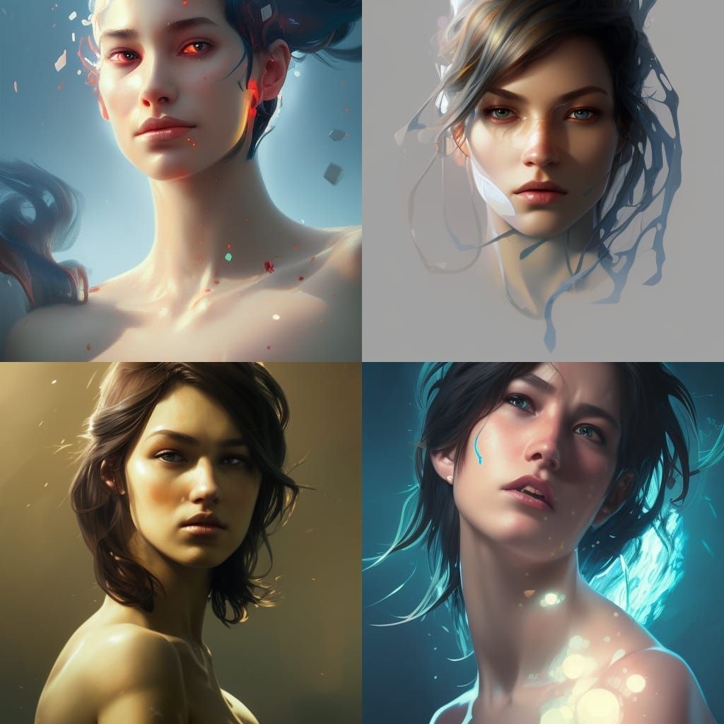 Hyperdetailed Portrait with Dynamic Lighting