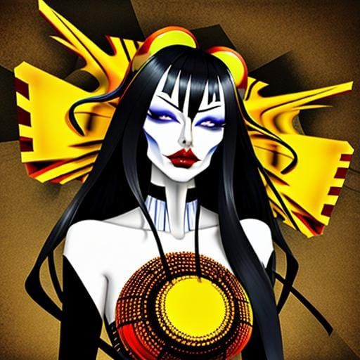 Abstract Image of AI-Generated Distortion