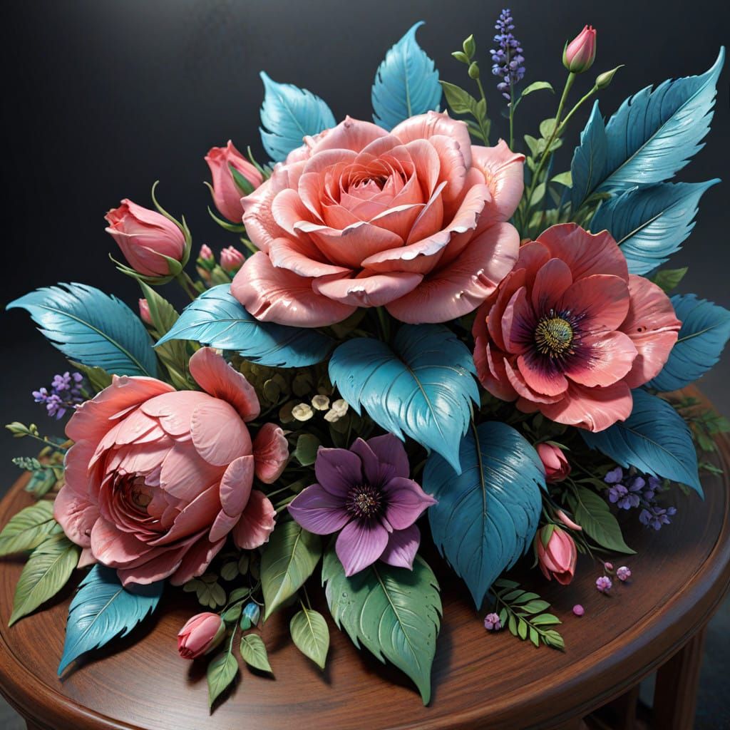 Intricate Digital Artwork with Stunning 3D Details