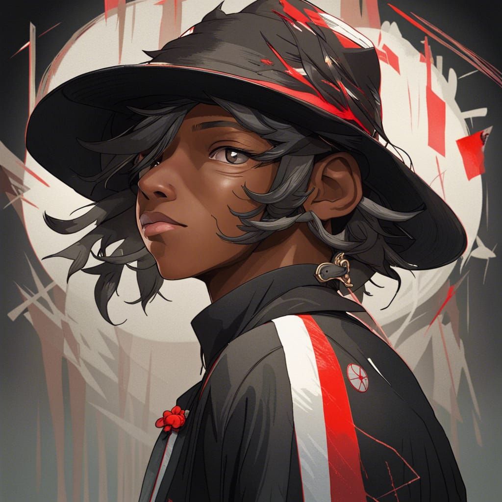 Teenage Boy Portrait in Hyperdetailed Digital Art Style