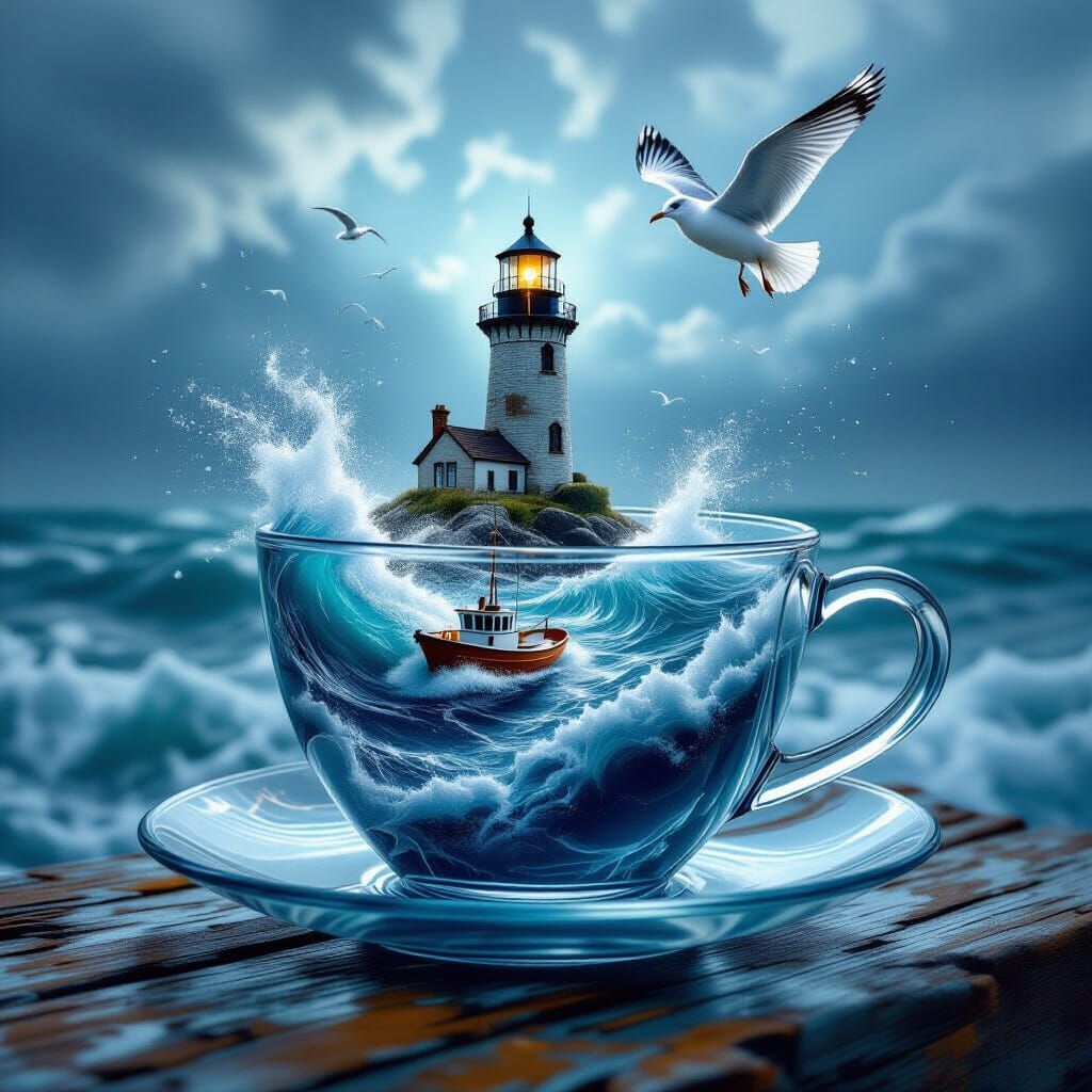 Storm in a cup. Hidream fast test.