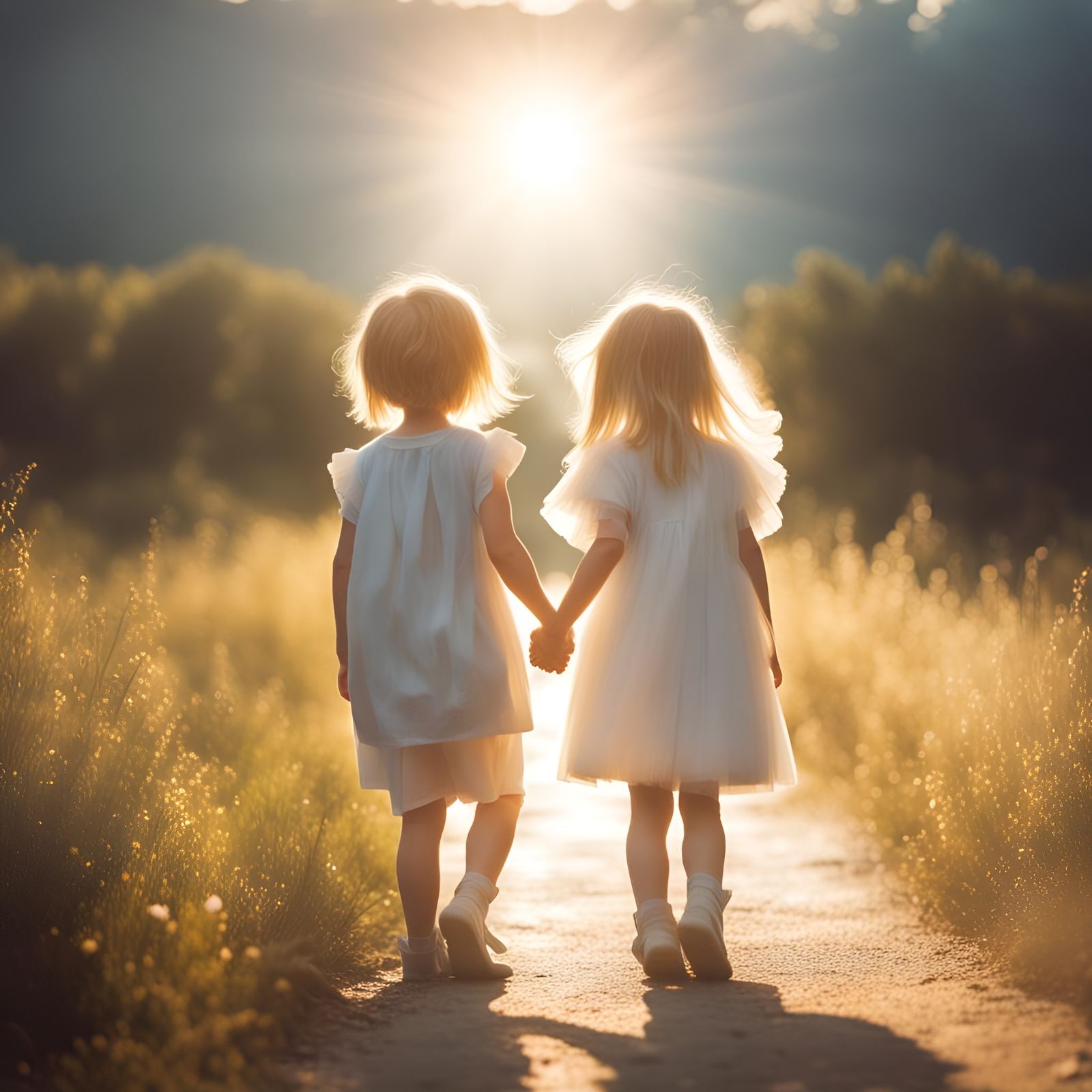 Dreamy Childhood Love in Divine Sunshine