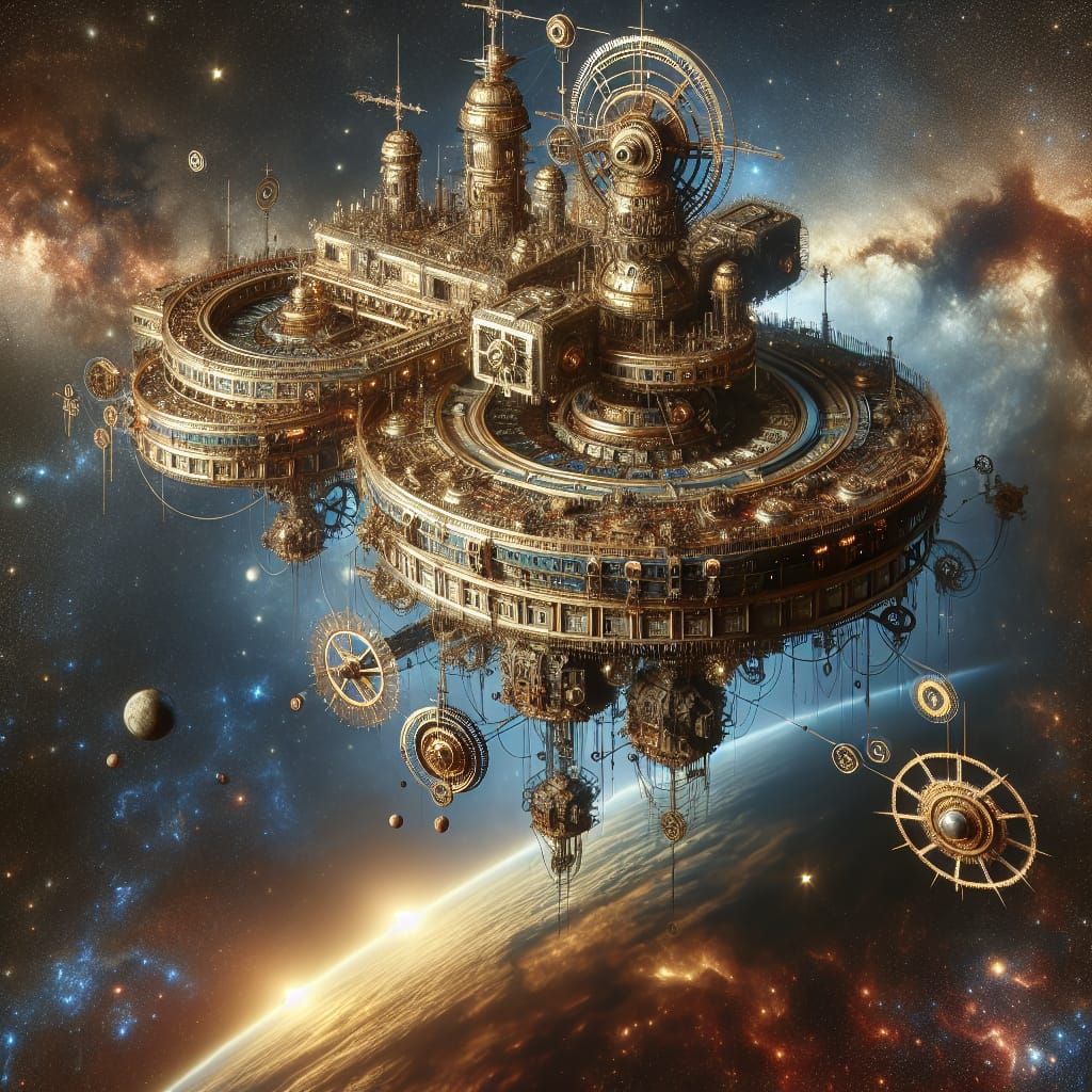 Steampunk Spacestation Number 8