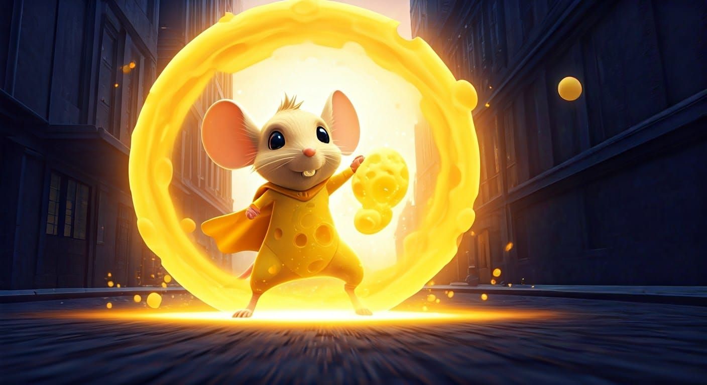 Magnificent Mouse Master of Whimsical Cheese Magic