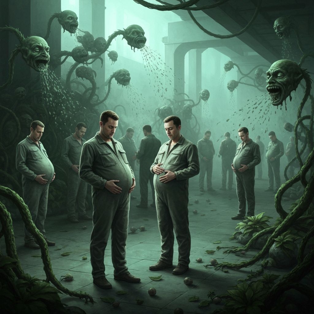 Surreal Sci-Fi: Pregnant Men in Spore-Filled World