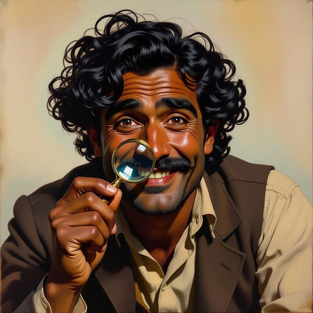 Mr. Kelada's Triumphant Discovery in Oil Painting