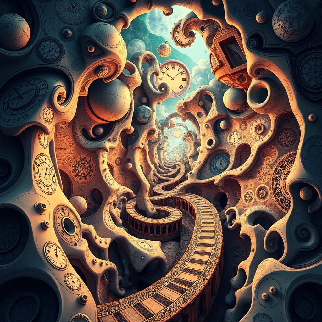 Surreal Dreamscapes of the Mind in Hypnotic Patterns