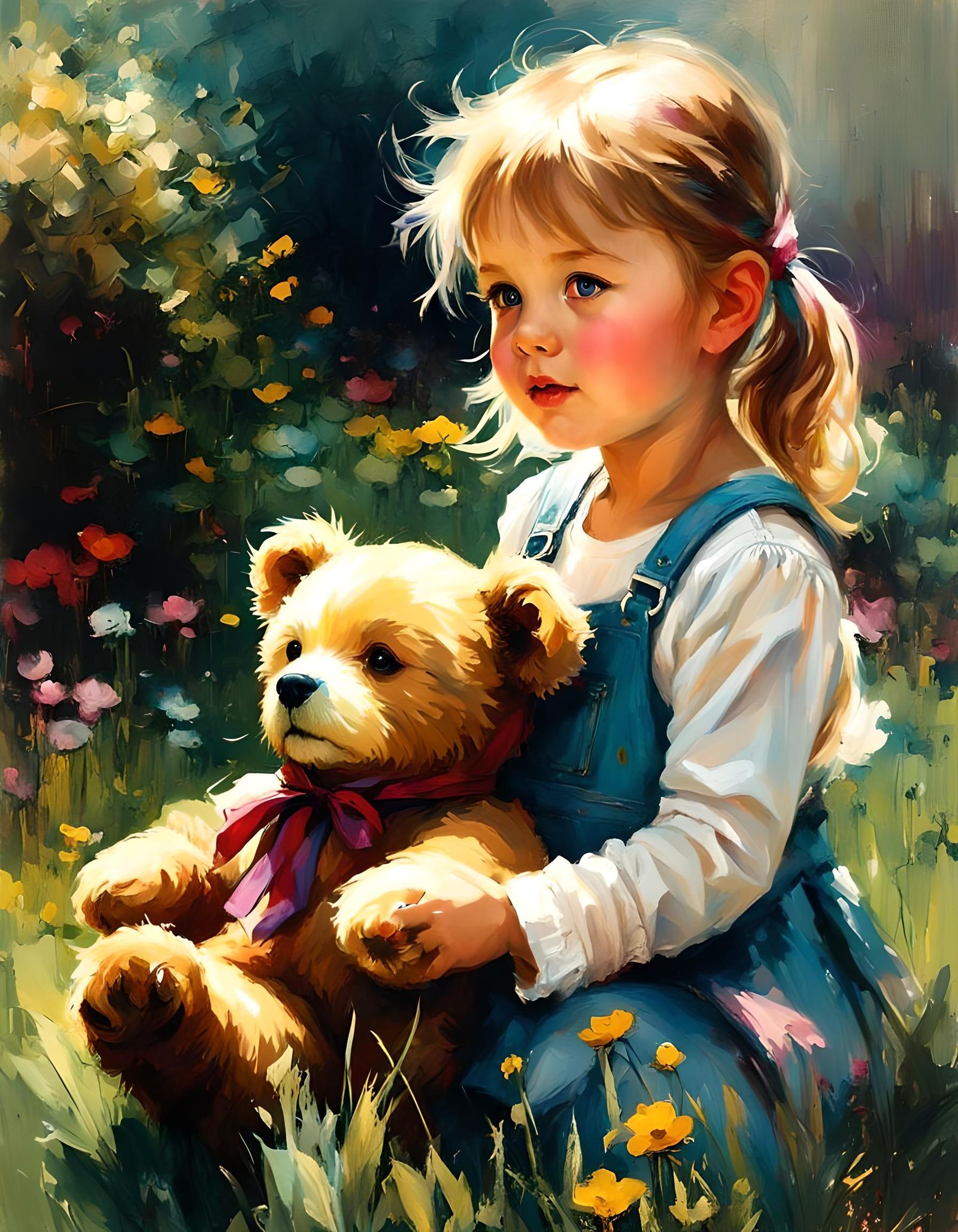 Her Favorite Teddy Bear