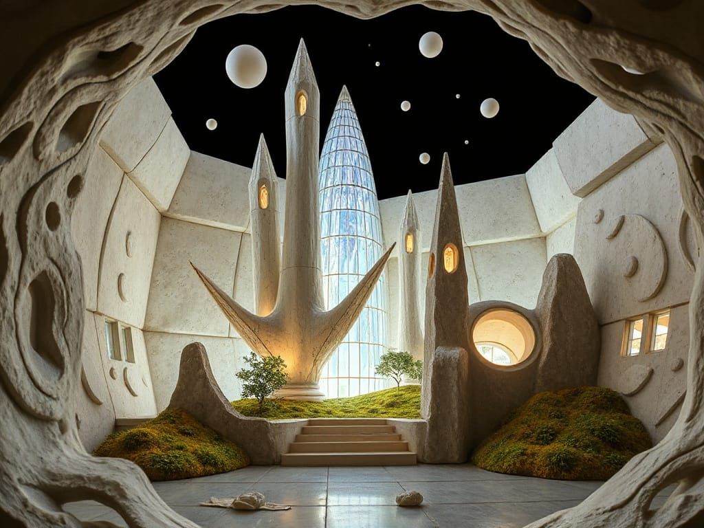 Diatomaceous Modernism Inflatable Ceramic Earthly Whirlingto...