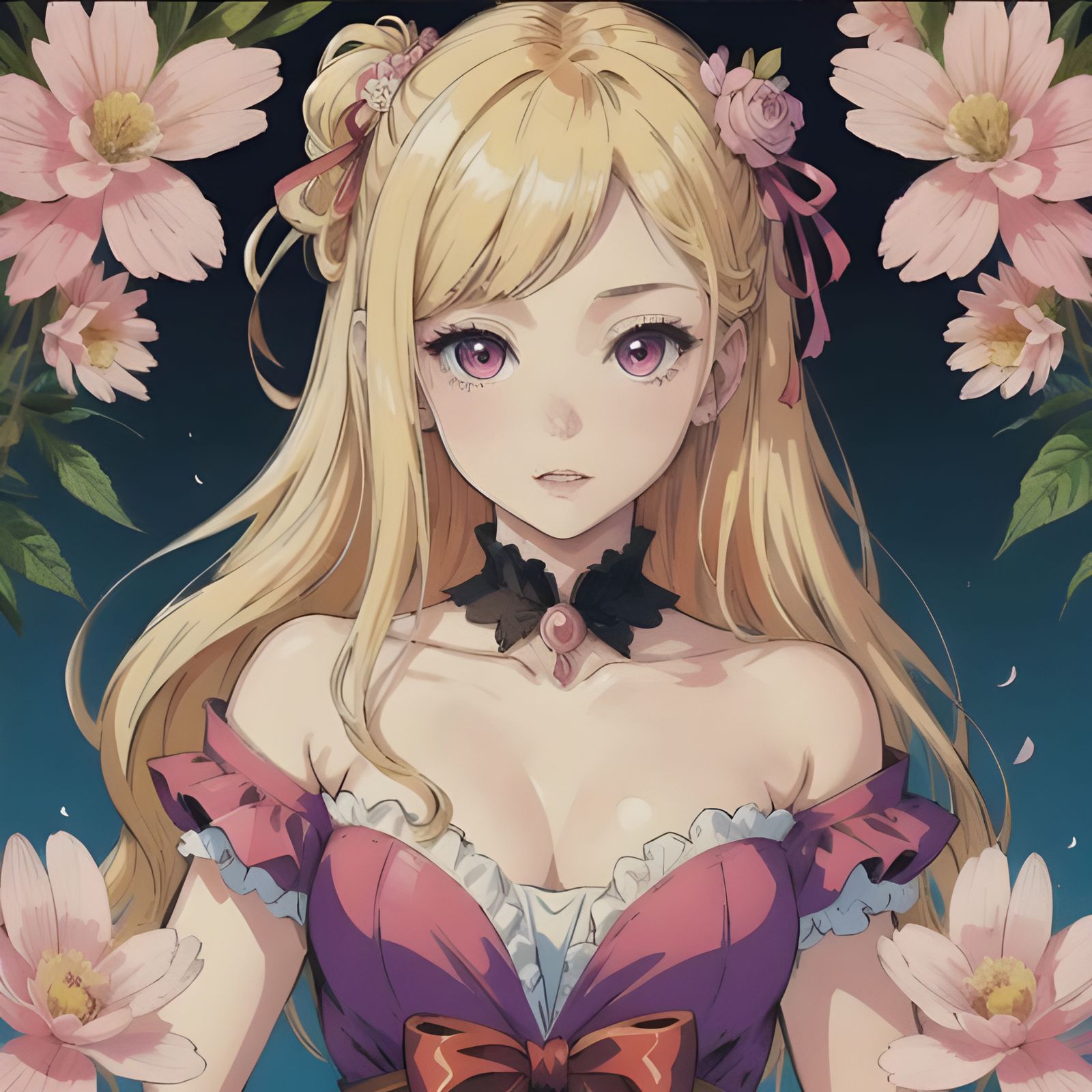 Flowers of Realization: An AI Generated Image