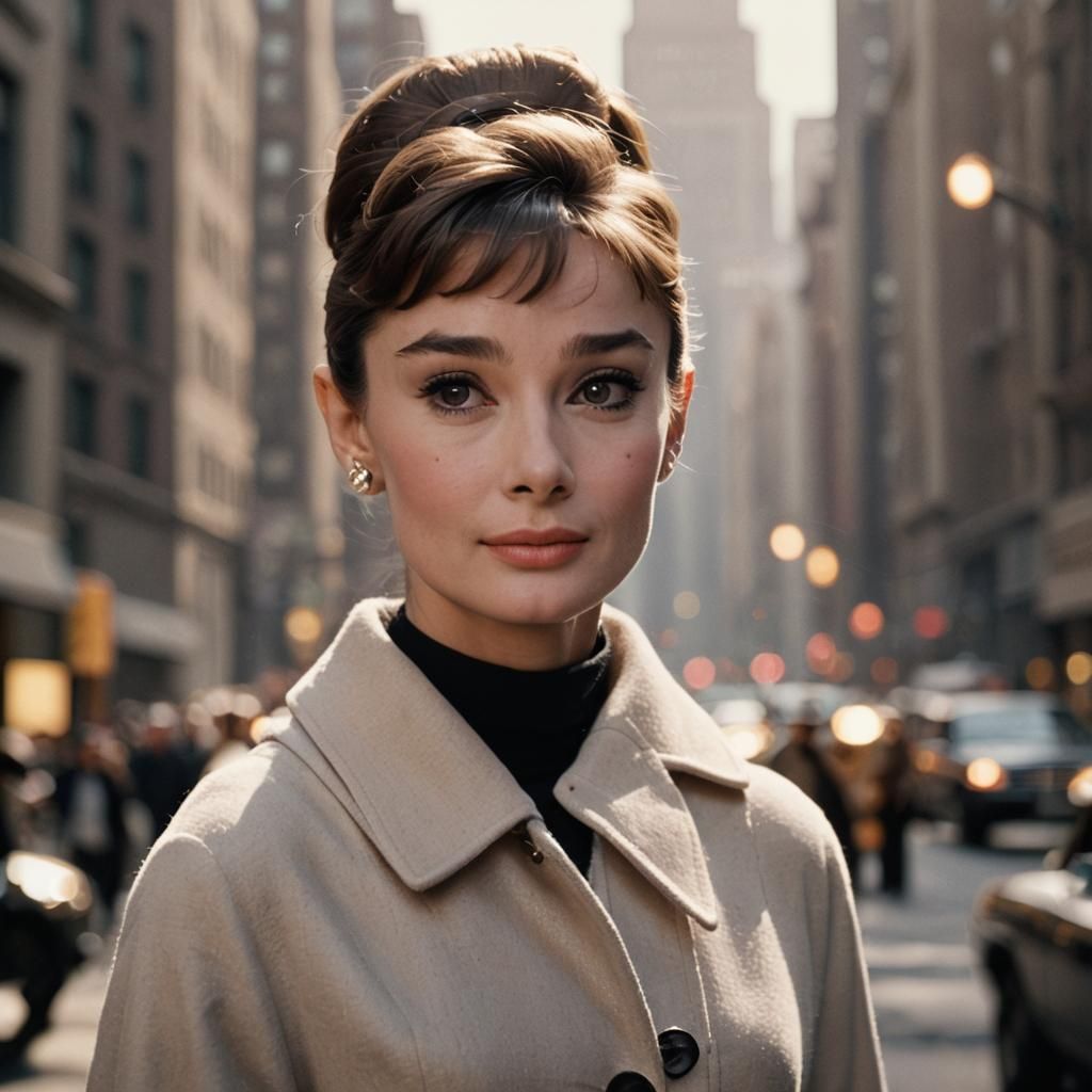 Audrey Hepburn as Holly GoLightly in Film Noir
