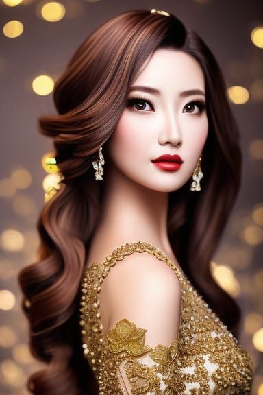 A handsome looking girl portrait